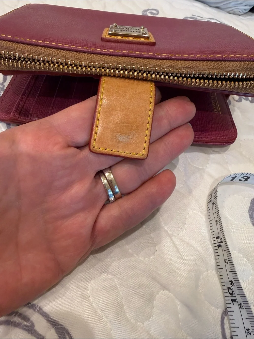 Dooney & Bourke Zip-Around Wallet - Picture 9 of 14